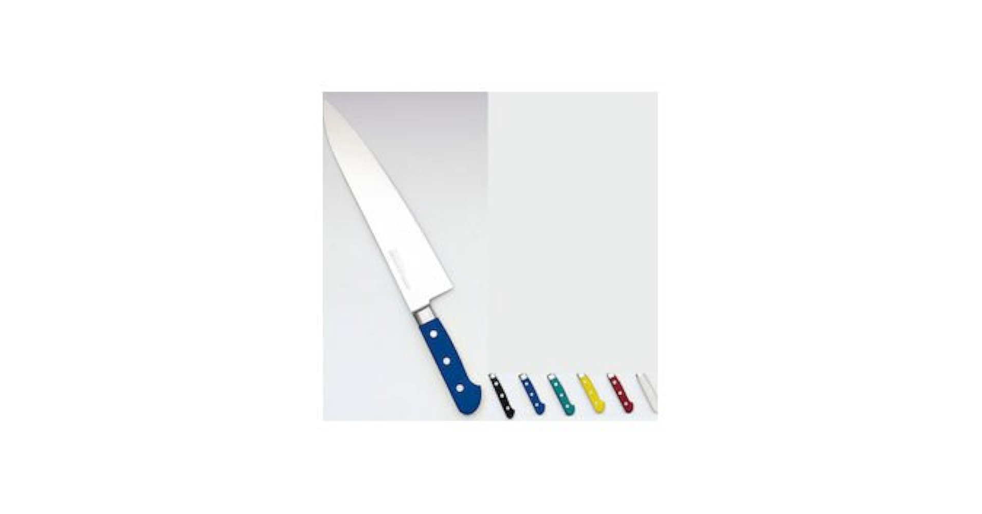 Amazon.co.jp: 堺實光 STD抗菌PC 牛刀(両刃) 27cm 青 56007/62