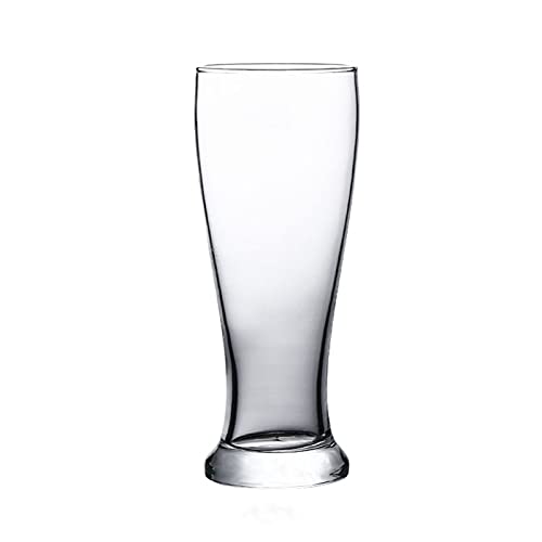 UNbit Vasos de Cerveza Vasos de Cerveza Clásicos Vasos de Cerveza Jarras de Cerveza de Vidrio Juego de 2 Fuertes y Resistentes Ideal for Tazas Reutilizables de Fiesta Vasos de Cerveza Artesanales fáci