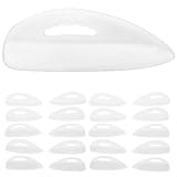 VILLCASE Wiederverwendbare Weiße Silikonpads mit Tragbarer Größe 10 Paar für Wimpernwelle Wimpernverlängerungswerkzeug für Präzises Wimpernlifting