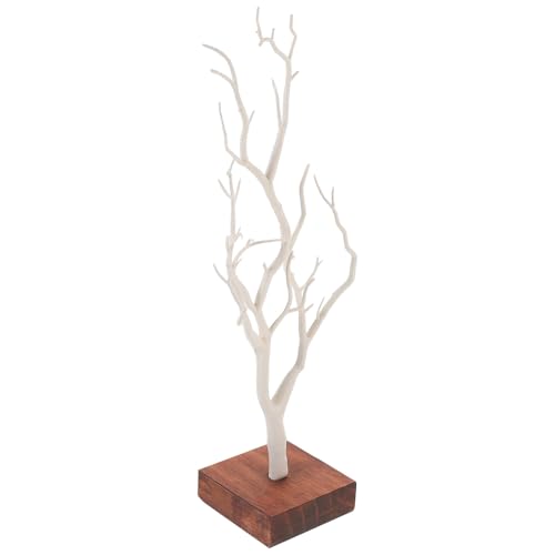 POPETPOP Supporto per Gioielli ad Albero Creativo Portagioie da Tavolo Elegante con Rami per Collane Orecchini e Anelli Stand Porta Collane Decorativo per Camera e Regalo Femminile
