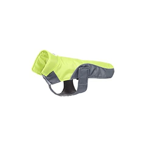 Lautus Pets Dog Rain Coat - Waterproof, Reflective 3 Season Jacket with Breathable Mesh & Collar Hole for Small, Medium and Large Dogs (Medium, Chartreuse) Cover