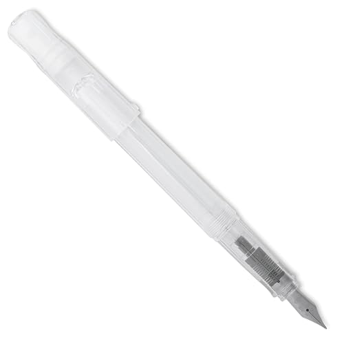 PILOT Kakuno Fountain Pen, Clear Barrel, Medium Nib...
