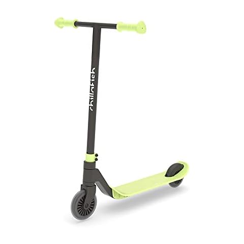 Chillafish Stunti lightweight stunt scooter with integrated brake, 360° handlebar turning, extra wide handlebar, Pistachio Cover