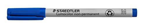 Staedtler Lumocolor 315 - Feutre Non-Permanent Pointe Moyenne 1 Mm Bleu-Lot de 10