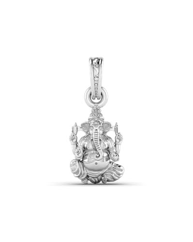 Ganesh pendentif argent 925 Mtrolls bijou religieux d'exception