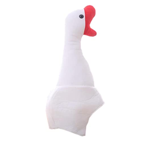 haozaikeji Plush Goose Hat with Long Neck Novelty Party Hat Adult Creative Animal Fancy Dress Hats for Cosplay Photoshoot Stage Performance Christmas Halloween Party