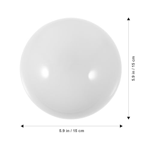 Image of Angoily 6 Inch White Acrylic Replacement Globe Round Lamp Shade Covers for Ceiling Wall Fixtures Lamp Posts Streetlight 83mm, 15.00X15.00X15.00CM, HT511116DI5OLA4V