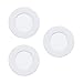 Produktbild EGLO 3-er Set LED Einbaustrahler Fueva 5, Ø 8,6 cm, LED Spots Set aus Stahl und Kunststoff Leuchtflächen, 3 LED Einbauleuchten in Weiß, Einbaustrahler LED flach, geringe Einbautiefe 26 mm, warmweiß