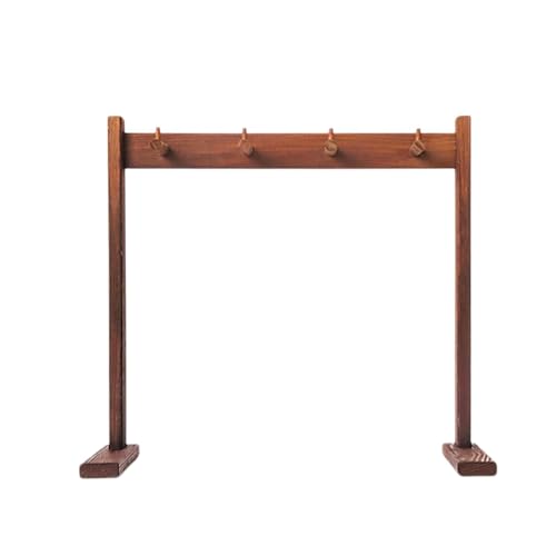Garende Wooden Stand for Wind Chimes and Gongs Display Rack for Meditation and Exhibition, Small