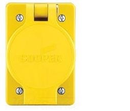 Cooper Wiring Devices L1430PW Plug WT 30A 125/250V 3P4W Lkg YL