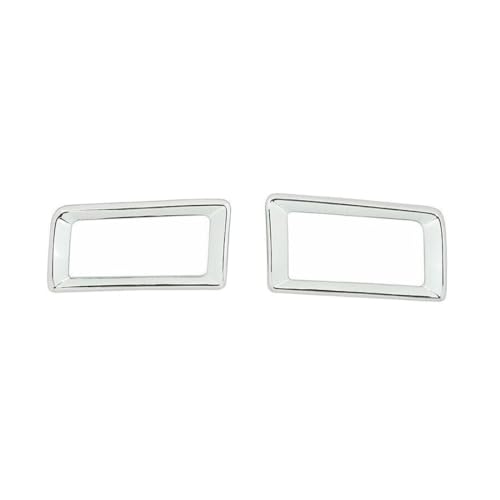 Hylorvin Chrome Center Console Air Vent Outlet Cover Trim Frame for Dodge for Ram 1500 2010,for Ram 1500 2011-2017 Left Right Front Interior FDR2CCCAVOCTF