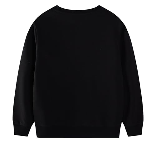 Kids Boys Girls Halloween Skeleton Sweatshirts Long Sleeve Crewneck Pullover Shirts Fall Winter Warm Soft Party Tops4