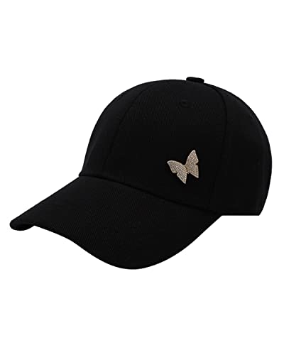 Gorra de béisbol decorativa con mariposas miniatura 1