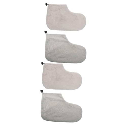 Healeved 2 Pairs Paraffin Wax Feet Foot Wax Soak Paraffin Booties Therapy Wrapping Cover