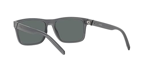 Image of ARNETTE Man Sunglasses Matte Black Frame, Dark Green Lenses, 55MM