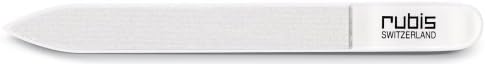 Rubis glass nail file, straight, single-sided surface