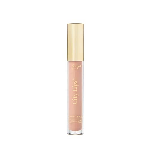 City Beauty City Lips - Plumping Lip Gloss - Hydrate & Volumize - All-Day Wear - Hyaluronic Acid & Peptides Visibly Smooth Lip Wrinkles - Cruelty-Free (Tokyo Kiss)