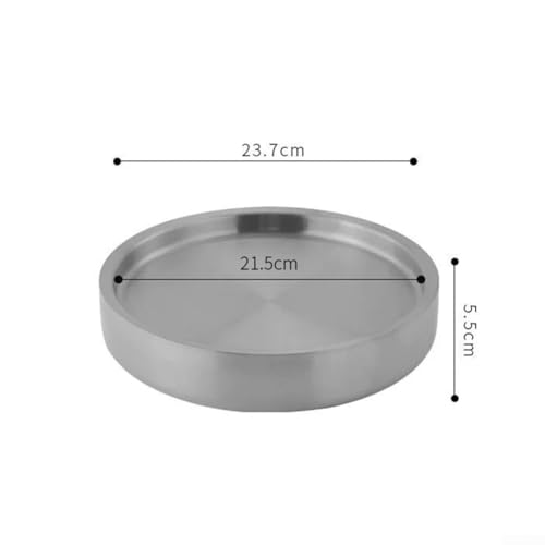 Plato de Acero Inoxidable para Sashimi 24 cm miniatura 5