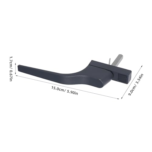 Pestillo de manija para ventana corrediza de aleación de aluminio resistente para interior 3