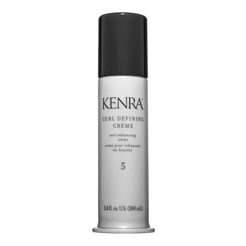 Kenra Professional Curl Defining Crème 5 | Texture Enhancing Styler | Tames Frizz & Flyaways | Refines and Seperates Curls & Waves | Helps Resist Humidity | Medium To Coarse Hair | 3.4 fl. oz