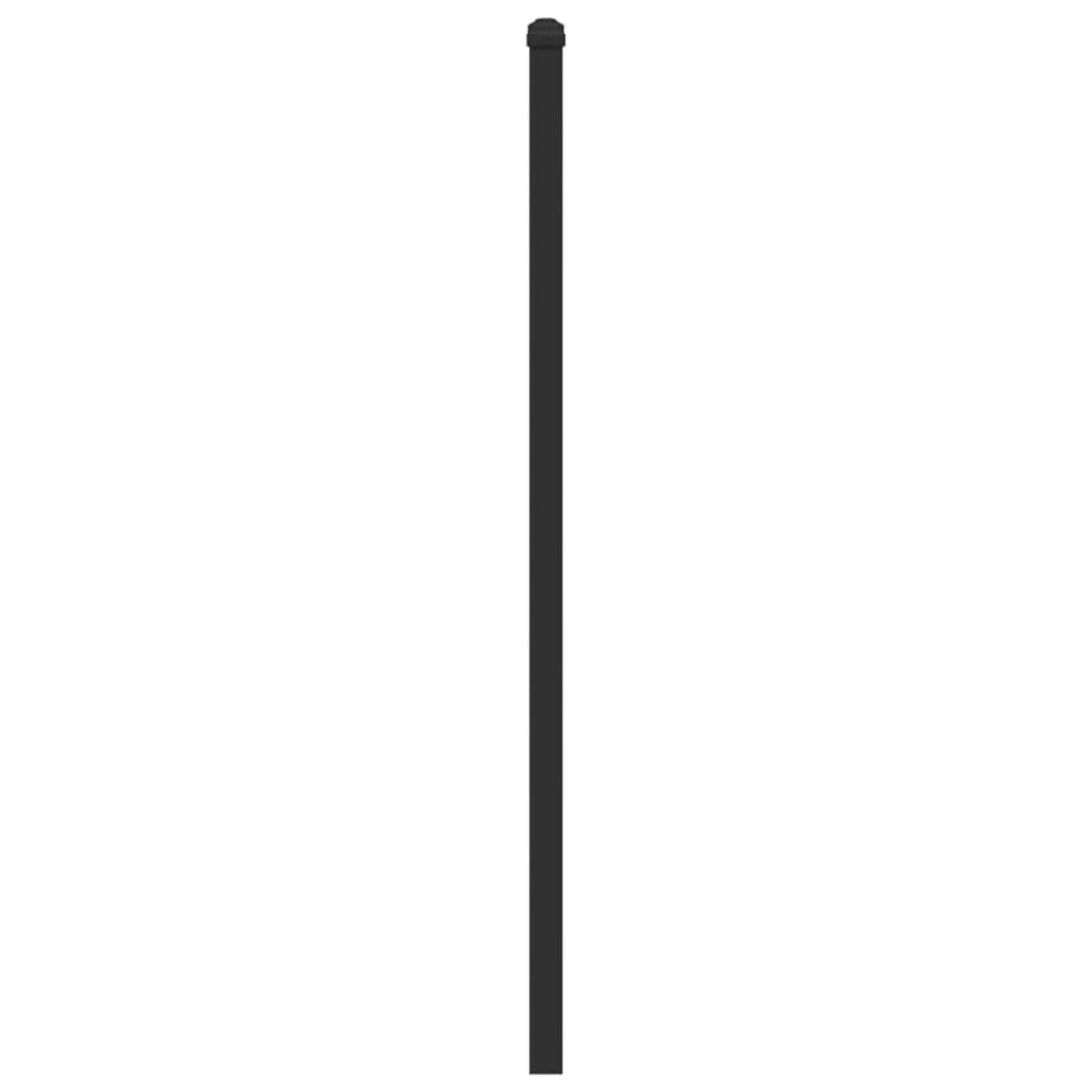 Cabecero de repuesto de 100 cm, efecto roble, material de madera y acero, diseño moderno, patas de metal resistentes para cama, dormitorio o habitación juvenil