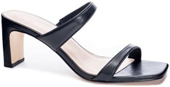 Chinese Laundry Women's YANTI Softy Kid Heeled Sandal, Black, 8.5 | Image 4