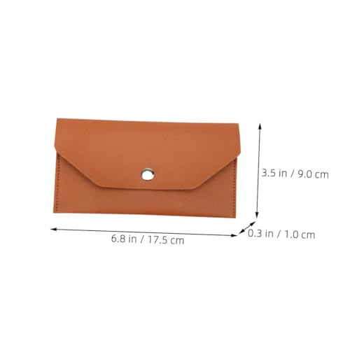 2pcs Pu Leather Women Wallet Envelop Cash Bag Large Capacity Clutch Purse Women Purses for Money and Documents Fashionable Clutch for2