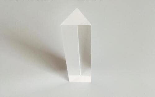 1PC K9 Optical Glass Triangular Right Angle Slope Reflecting Prism 30x30x100mm
