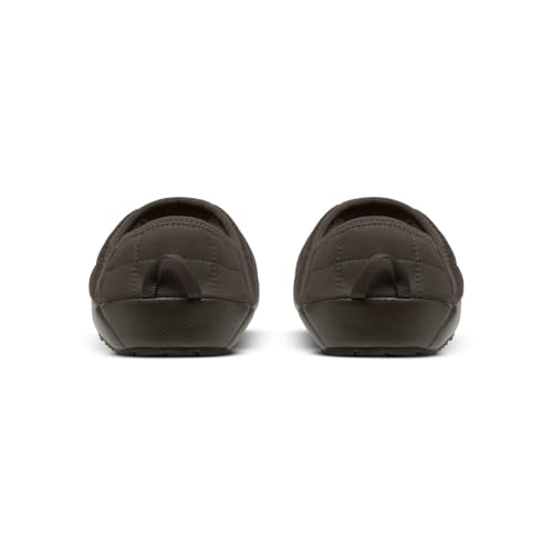 Image of The North Face Thermoball Trac Mule V Shoe, Dk Chestnut /Dk Chestnut, 9 | Insulated & Water Repellent, Rubber Outsole