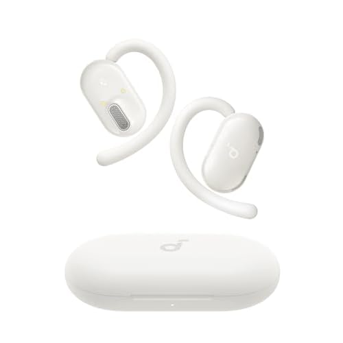 soundcore V20i von Anker Open-Ear Kopfhörer, verstellbare Ohrhaken, komfortabel, fester Halt, starker Bass, rauschfreie Telefonate, IP55, LED, 36h Spielzeit,Bluetooth 5.4 Earbuds,Multipoint