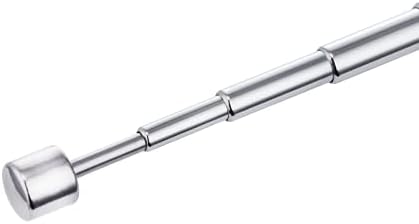 Vecys FM Telescopic Radio Antenna Kit 75 Ohm F Type Male Connector,DAB Radio Antenna with 7 Sections for TV AM FM Radio Stereo Receiver