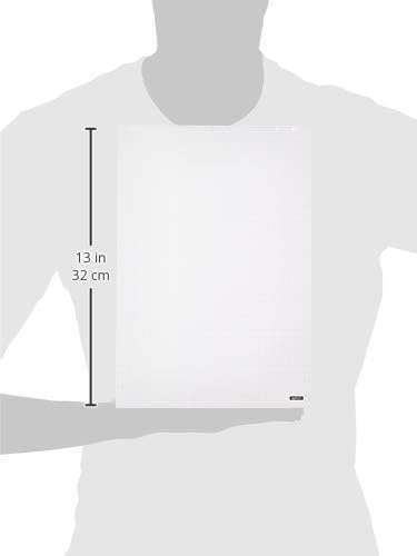 Amazon Basics Flipchart Paper, Squared, 20 Sheets, 680 x 980 mm, (5-Pack)