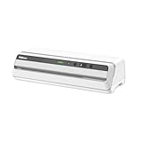 Fellowes Jupiter A3 Laminator Machine for Office Use - Rapid 1 Minute Warm Up Time with Auto Shut Off Feature & Sleep Mode Feature – 80-250 Micron – 10 A4 Laminating Pouch Starter Pack Included, White