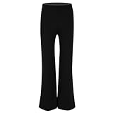 Le pantalon est fait de polyester et de spandex, lavable à la main