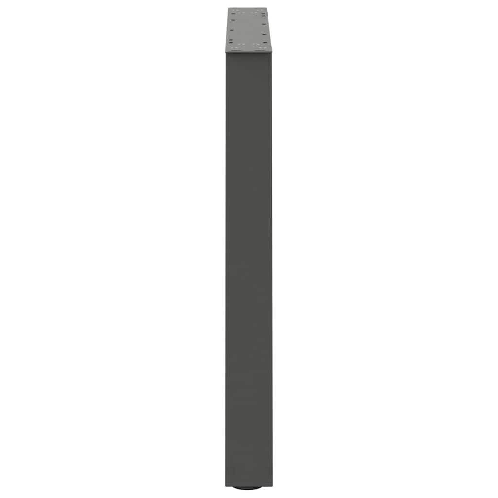 Stół do jadalni nogi w kształcie litery V 2 sztuki 80 x (72-73,3) cm stal