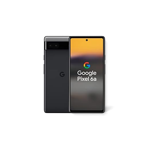 Google Pixel 6a – Smartphone Android 5G débloqué avec appareil photo de 12 Mpx et 24 heures d'autonomie – Charbon – Version FR