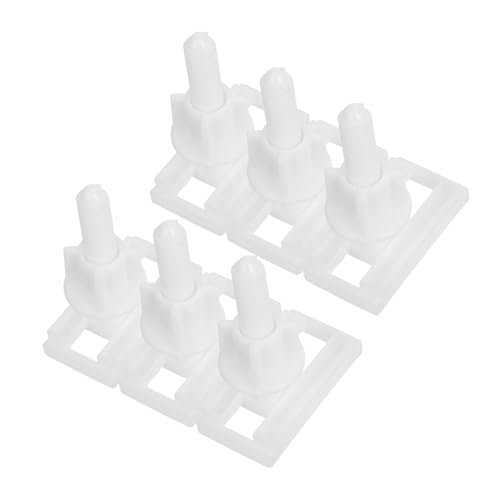 Housoutil 3 ペア対トイレ蓋固定ネジ プラスチック製トイレボルト 耐摩耗性強化 ユニバーサル取り付け可能 家 ホテル用交換修理キット