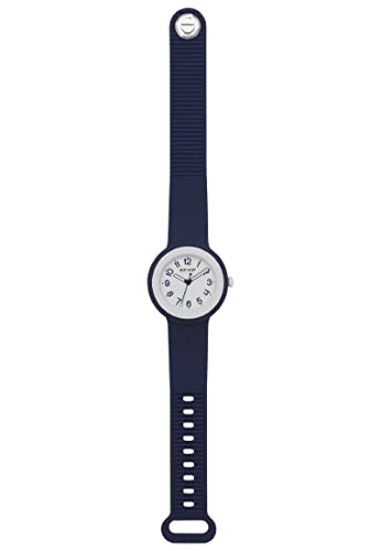 Montre Hip Hop Hero.Dot 3H pour femme avec bracelet bleu taille unique