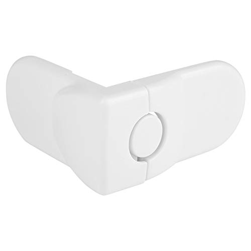 Cerradura de seguridad para bebé para armario, cajón, nevera, lavadora, ABS, sin acabado, diseño elegante, perfecto para niños, color rosa (blanco)