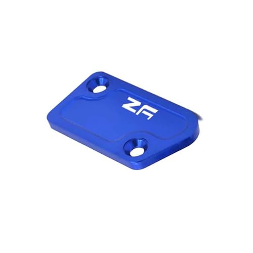 Tankteil Für YAMAHA YZ450FX YZ 450FX YZ450 FX 2016 2017 2018 2019 2020 Motorradzubehör CNC Aluminium Front Bremsflüssigkeitsbehälterabdeckung(Blu)