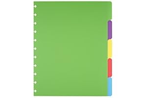 5-Pack Tul Note-Taking System Discbound Tab Dividers: Organize Your Thoughts