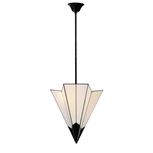 Pendentif Tiffany-style French Art Deco Grand pour illuminer votre grand salon de séjour