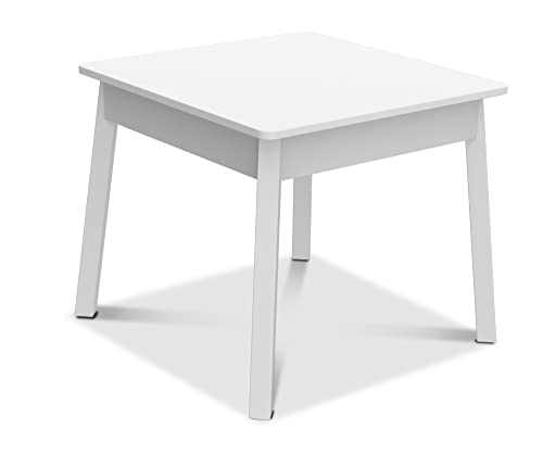 Melissa & Doug Wooden Square Table (White) - Kids Table, Children's Furniture, Play Table For Kids Crafts, Kids Activity Table #TOP5