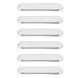 SHINEOFI 6 Stück Handytasten Schutzfolie aus Aluminiumlegierung Weiß Kratzfest und Langlebig Passend für Iphone17/17pro/17promax Seiten und Oberflächenschutz Stilvoll und Schlank für Alltag