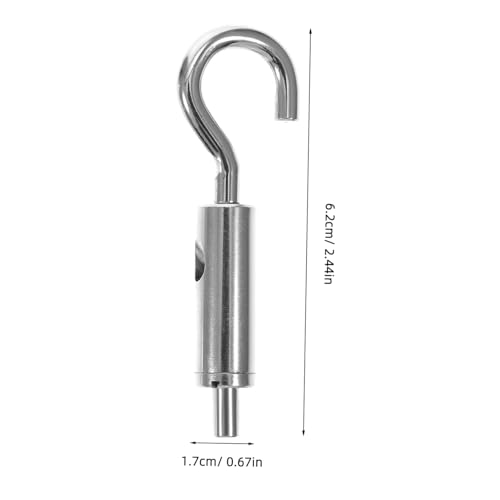 Kit de accesorios para cables de acero 6 piezas Tensor de gancho y ojal de cobre miniatura 2