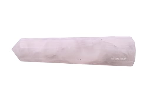 Image of Certified Pink Calcite Crystal Tower Obelisk Point For Chakra, Healing And Balancing - Aaa Grade Original Certified Gemstone Agate For Reiki Meditation Yoga Spiritual (3-4 Inches)