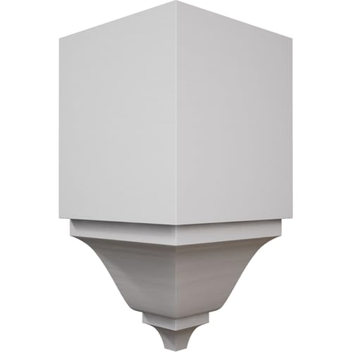Bloc de moulage en bois massif pin apprêté pour profilés de finition murale 76x63mm