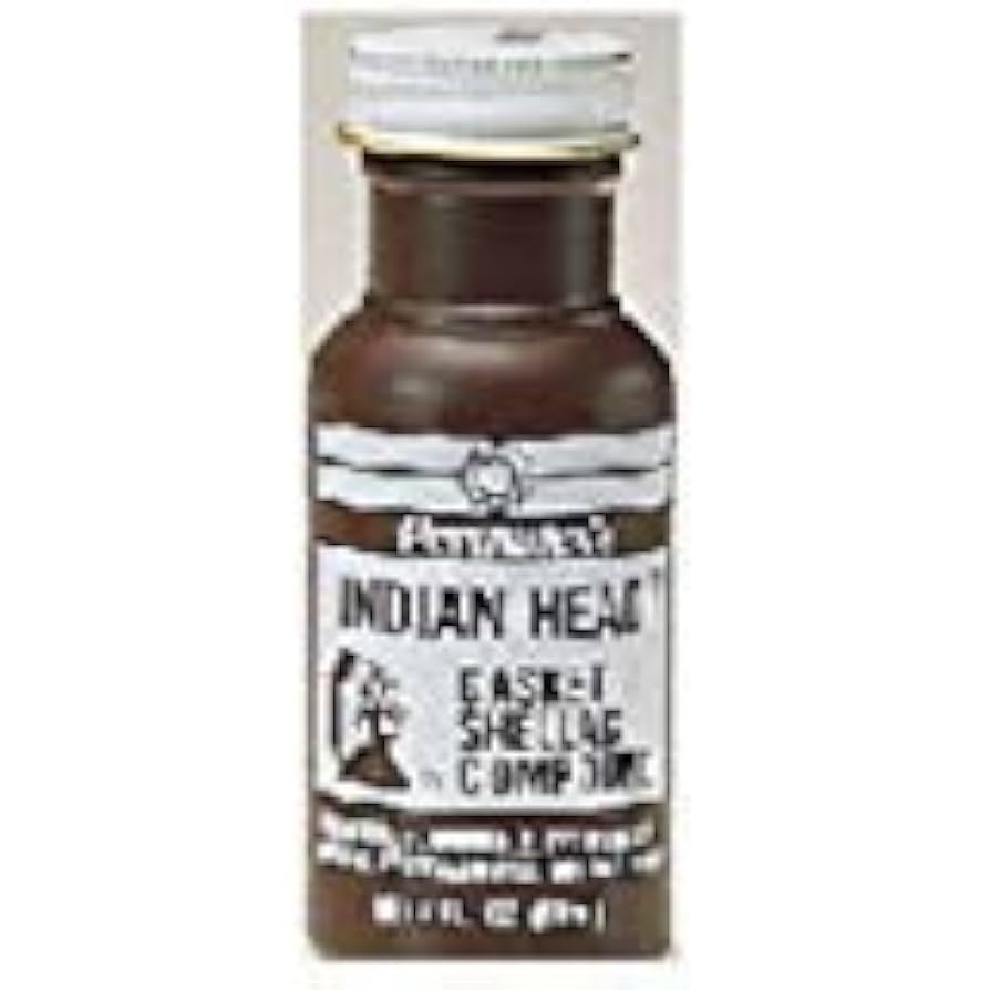 置物 INDIAN HEAD CLEAR RUBBER LUBRICANT CAN Amazon.com: Permatex 20539 Indian Head Gasket Shellac