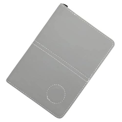 lasenersm 1 Piece Golf Scorecard Holder Cover Golf Card Holder Cover PU Scorecard Holder Cover Yardage Book Cover Holder Golf Score Book Golf Scorecard Book Golf Card Book, Grey