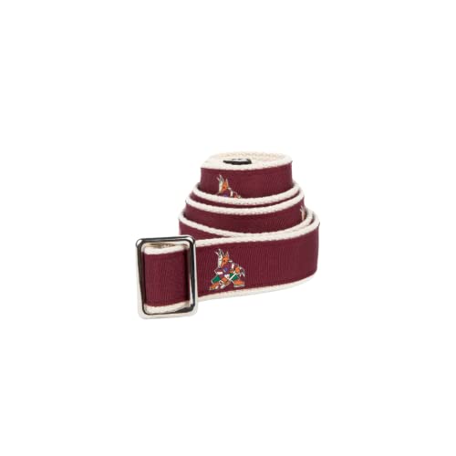 GELLS Arizona Coyotes NHL Hockey Belt Officially Licensed With Nickel Finished Brass Buckle And Logo Tin For Youth